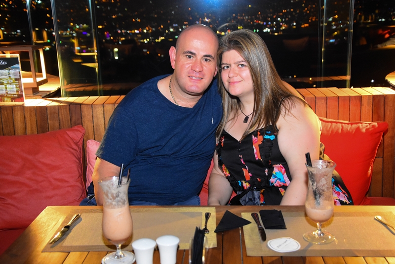 Nathaly Safy and Rabih Rahal at The View